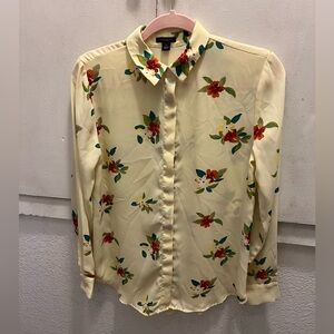 Anne Taylor Floral Blouse 💐